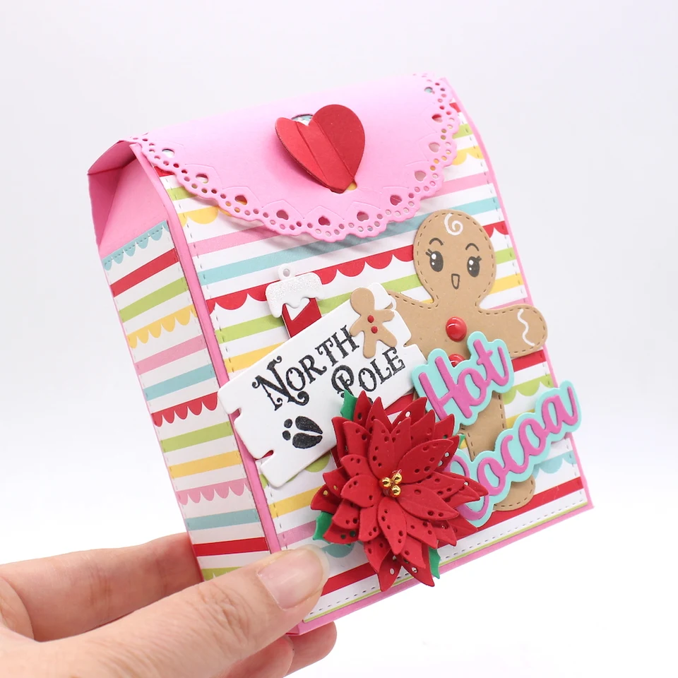 Briartw Fustelle Metalliche A Forma Di Cuore – Set Love Chocolate In Scatola – Per Scrapbooking E Biglietti Fai Da Te San Valentino