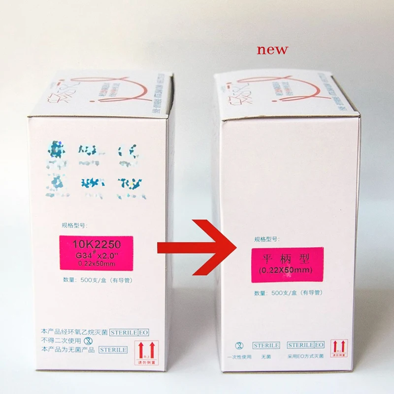 Disposable Acupuncture Needle 1000Pcs Acupressure Point tech EACU Body Beauty filiform needle with tube