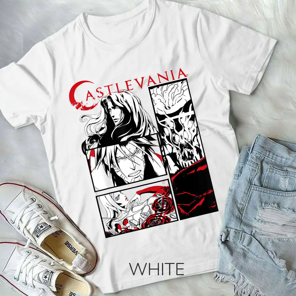 Фото Новая футболка CASTLEVANIA с симфонией ночи, унисекс, топовая игровая vidio №4
