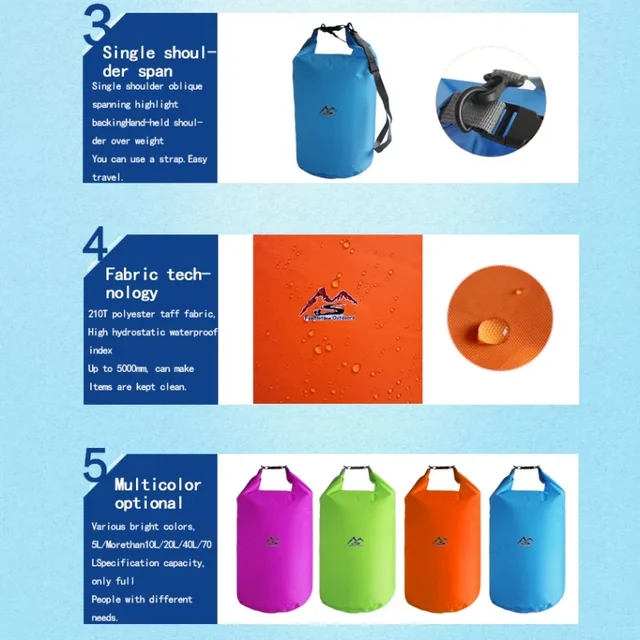 Waterproof Dry Bag – 5L to 70L 5