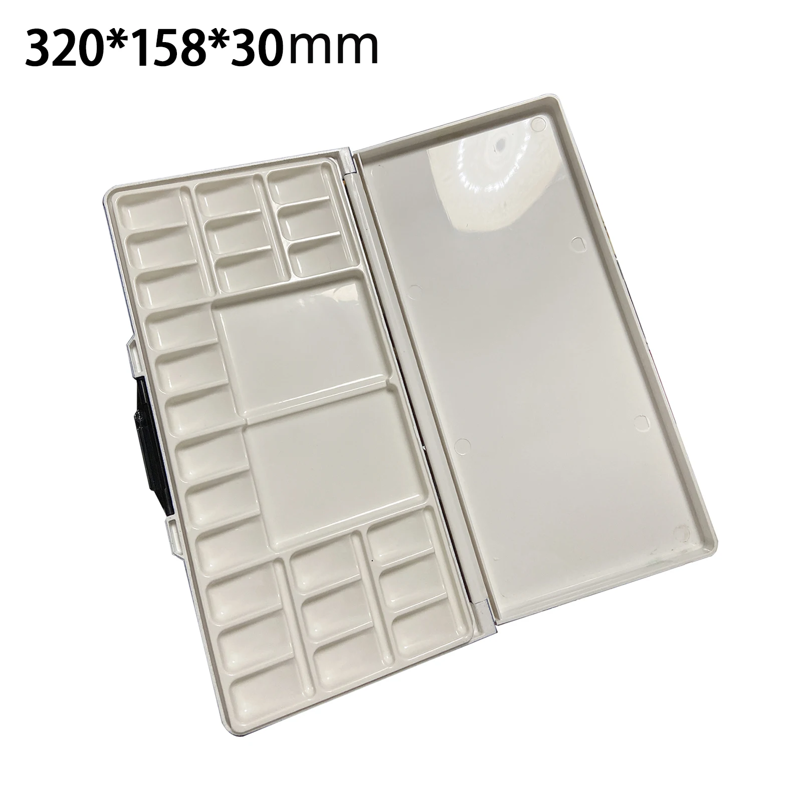 Empty Watercolor Palette Paint Case Art Supplies Watercolor Paint Box Gouache Mixing Palette for Acrylic & Oil Paints Beginners