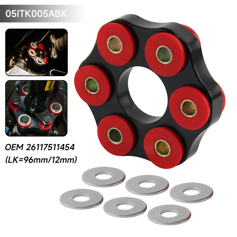 Polyurethane Flex Disc Drive Shaft Fits For BMW E30 E36 E46 M3 flex disc LK=96mm/12mm