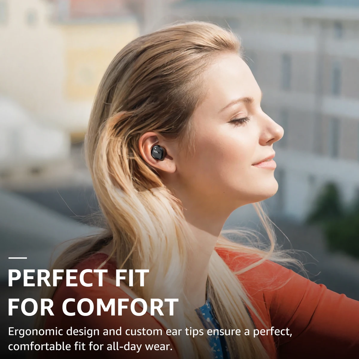 TOZO New NC9 Wireless Earphone Hybrid Active Noise Cancelling,Bluetooth Earbuds With Immersive Sound Premium Deep Bass, 59H Play — view 3