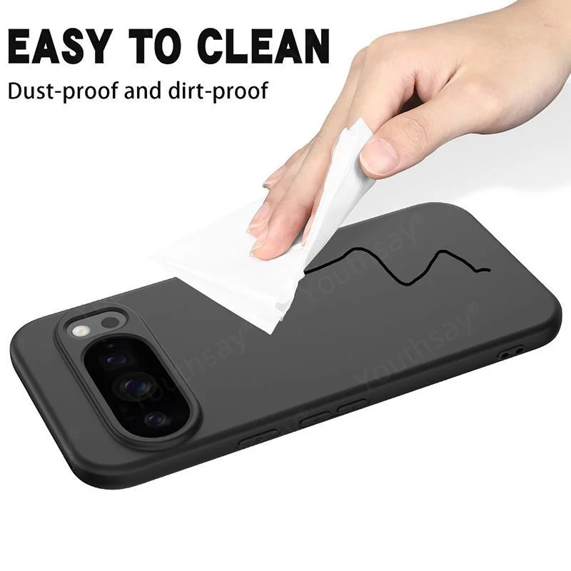 Liquid Silicone Soft Phone Case for Google Pixel 11 Pro and XL - Original Protective Cover