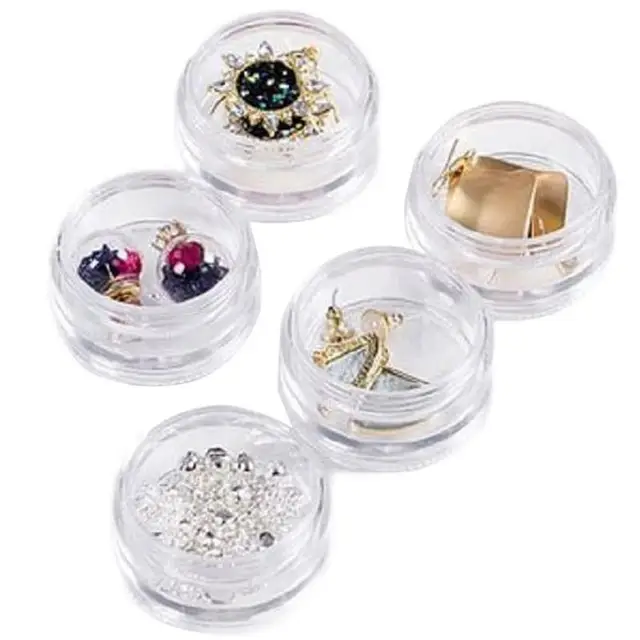 Utazási Kozmetikai Edény Üres Rakható Üvegek Laza Pot Szemhéjpúder Por Kis Hordozható Palackok - Image 6