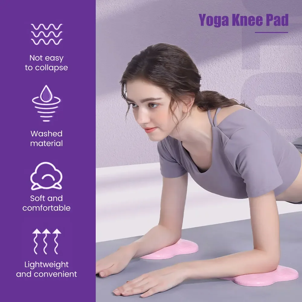 Portable Yoga Knee Elbow Joint Protection Pad Fitness Exercise Thickened Non-slip Yoga Mat Pilates Fitness Equipment