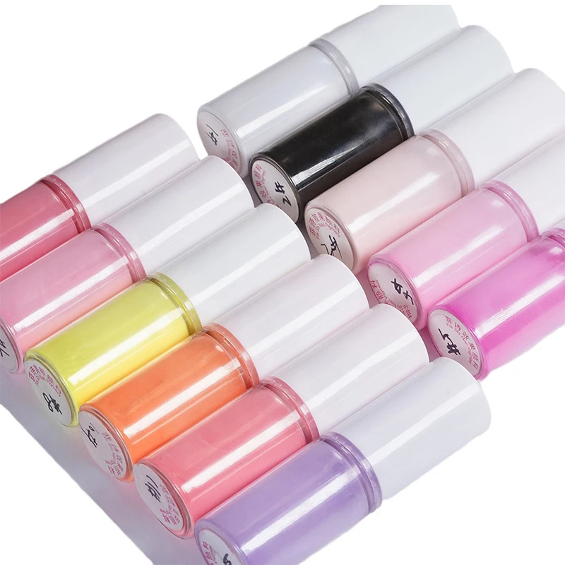 Milky White Jelly Ombre Gradation Nail Powder 10g nail powder nail pigment nail decoration nail decorations ombre spray powder