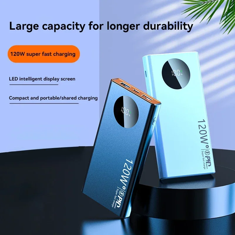 Ricarica super veloce da 120 W con display digitale Power Bank portatile 20000 mAh ad alta capacità per IPhone Huawei Samsun Xiaomi - Image 3