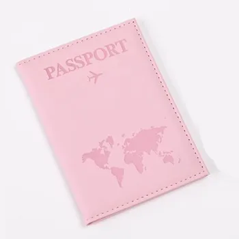 Accessori da viaggio Air Plan Porta passaporto Porta documenti Donna Uomo Porta carte di credito portatile rosa Porta passaporto Porta passaporto da lavoro in PU