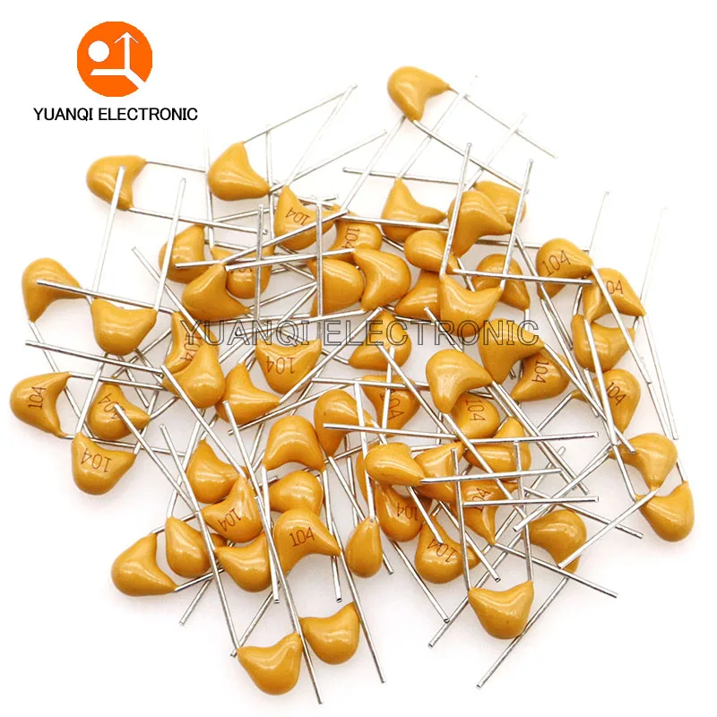 Ceramic Capacitor 100pcs 50V 10PF 47PF 100PF 2.2nF 4.7nF 10nF 100nF 470nF 1UF 0.1UF 0.47UF 102 222 472 103 104 105