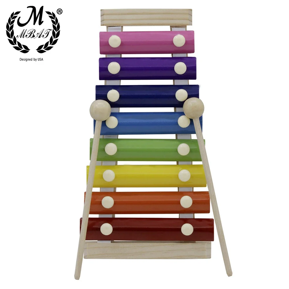 Toddler Music Instrument Toy Wooden Frame Xylophone Children Kids Toys Baby Funny Early Educational Gifts With 2 Mallets xylophone toys
