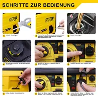 Générateur à onduleur Aceup Energy 2000W, super silencieux, 4 temps, 230V/12V/USB, affichage numérique, portable 19,6 kg, camping/extérieur 6