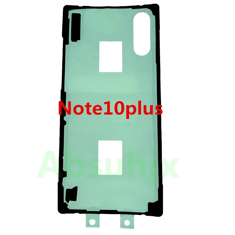 Фото Absuhjx 10 шт. наклейка на заднюю крышку корпуса для SamSung Galaxy Note 5 7 8 10 Plus Note20U дверь аккумулятора клей двойная лента №2