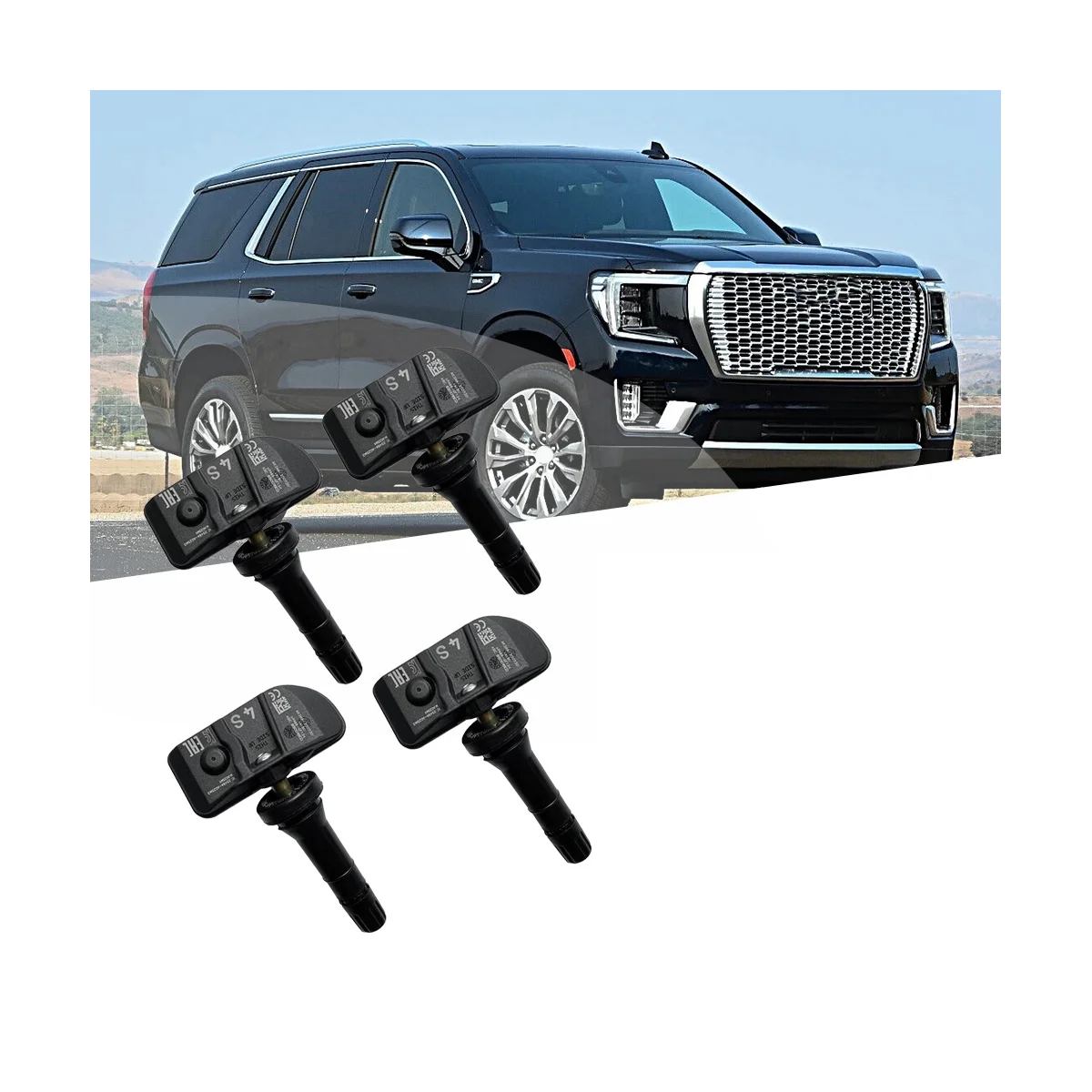 1Pcs Tire Pressure Sensor 13533166 for GMC Chevy Suburban Tahoe Cadillac Escalade Yukon-TPMS Tyre Monitor Sensor