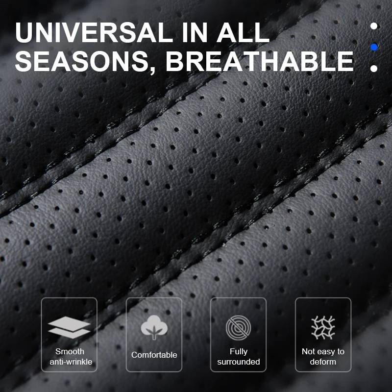 SEAMETAL Front Car Seat Cover Nappa Leather Cars Seat Cushion Universal Auto Seat-Cover Cushion Protector Chair Pads car seat mat seat cushion