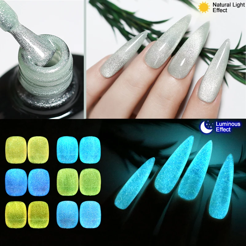 

Гель-лак NAILCO Магнитный светящийся в темноте, 10 мл