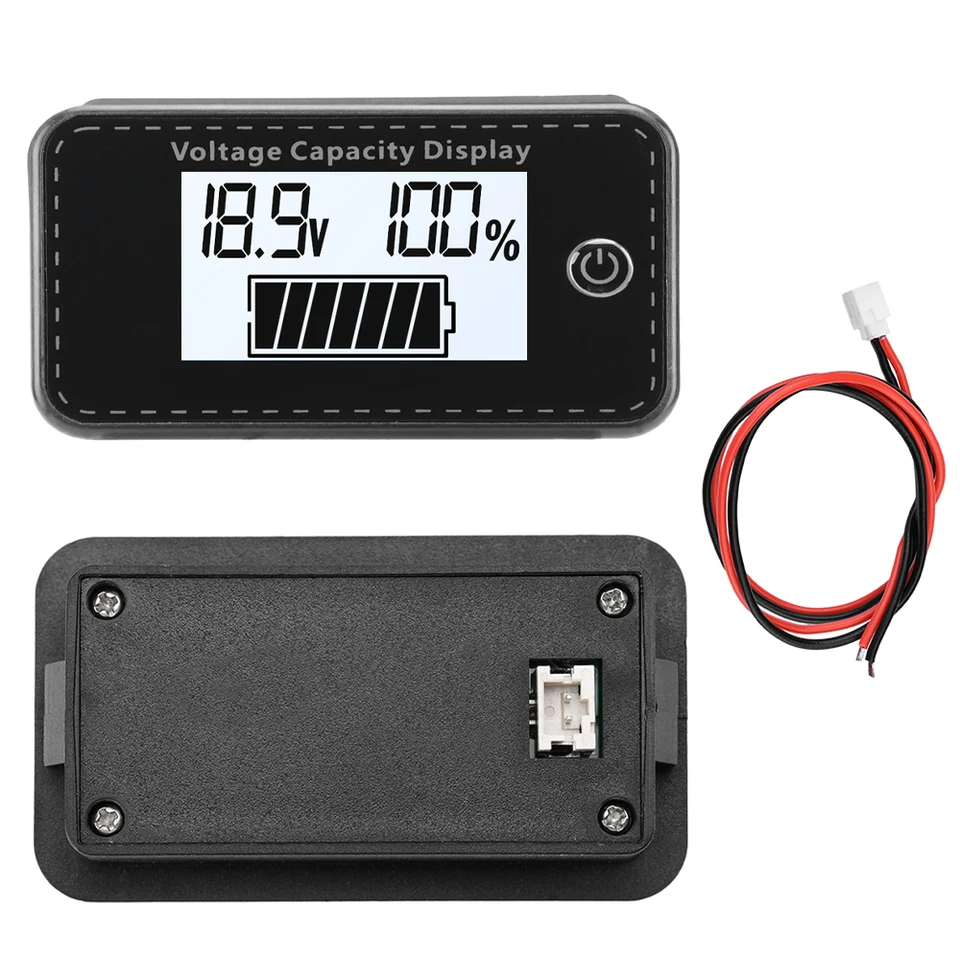 Tester Batteria Digitale Con Allarme - Misuratore Capacità Per Batterie 12V-84V Al Piombo E Litio - Foto 13