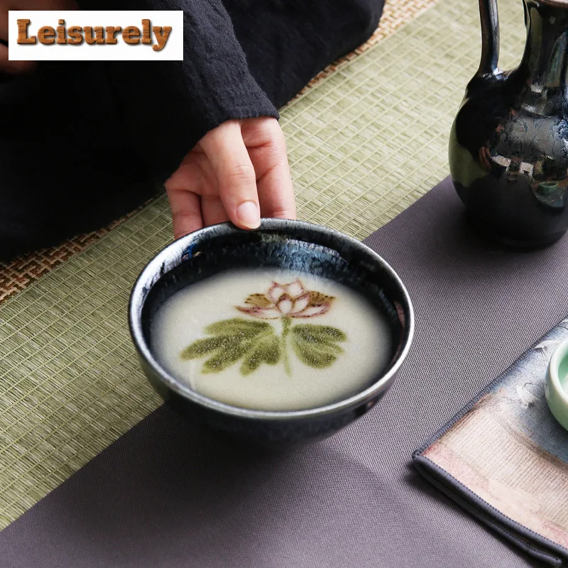 Song Dynasty Jian Zhan Travel Tea Set Kit Boutique Tea Tools Set Tea Making Organizer Portable Outdoor Tote Bag Equipment Craft