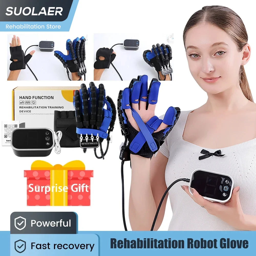 

Rehabilitation Gloves Exercise Equipment Hemiplegia Hand Glove Stroke Therapy Machine Cerebral Palsy Physiotherapy Robot Device