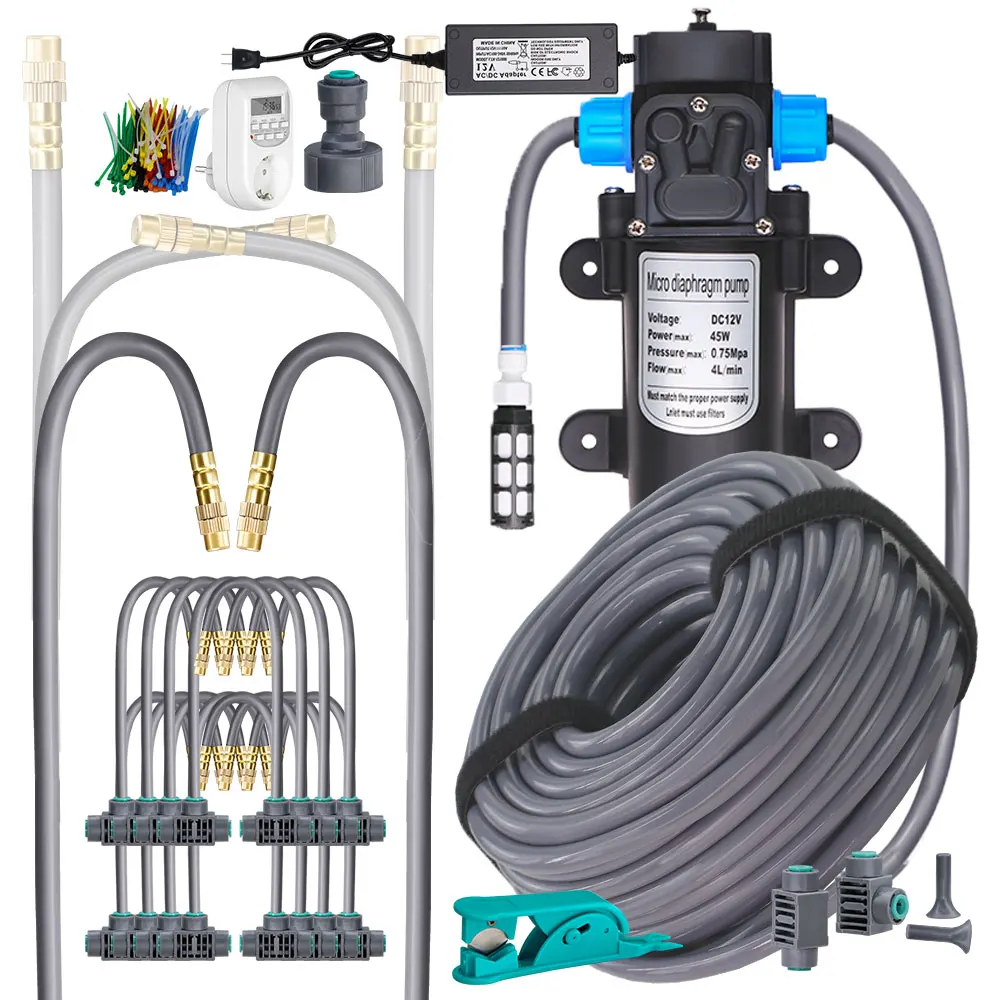 305M45100WSelfprimingPump360FreebendBrassNozzleMistSpray