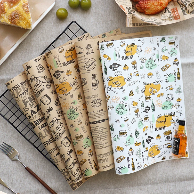 25 Sheets Deli Paper, Grease-Proof Parchment Paper Basket Liners, Food Wrappers for Sandwich, Chip, Burger & Fries, Baking Tools 25 Sheets Deli Paper, Grease-Proof Parchment Paper Basket Liners, Food Wrappers for Sandwich, Chip, Burger & Fries, Baking Tools