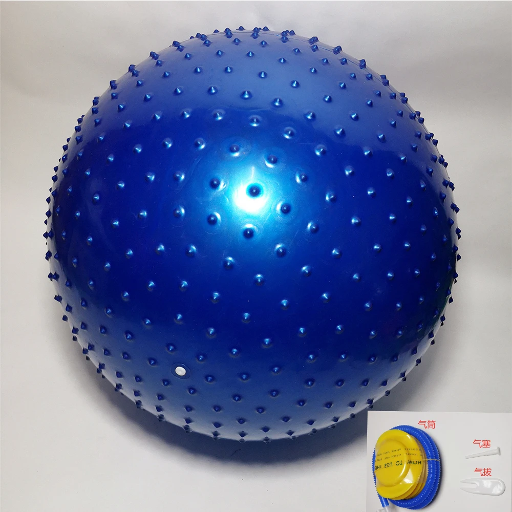 65cm Eco Friendly Explosion-Proof Thickened Round Point Massage Yoga Ball for Kids Sensory Training Fitness Yoga Spiky Balls