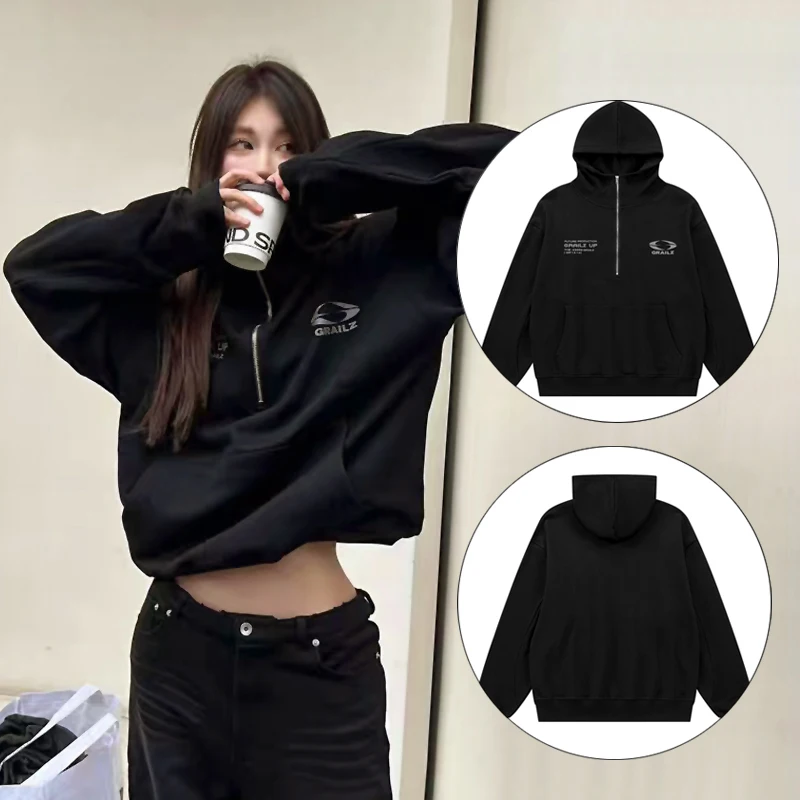 

Fashion Oversize Grailz Zip Up Hoodie Men Hoodie Hombre Sweat Capuche Femme Sudaderas Con Capucha Womens Clothing New in Hoodies