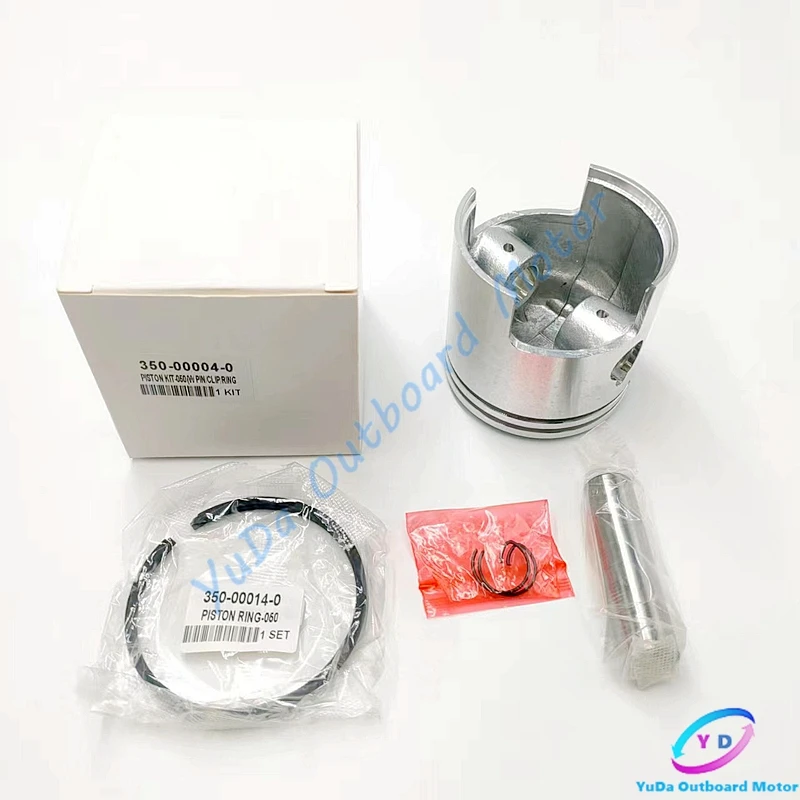 

Boat Piston 350-00004-0 and Rings 350-00014-0 Kit(O/S 0.50MM) Replaces For TOHATSU Outboard Motor 18HP MB18 M18 Diameter 60.50MM