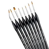 8pcs Professional Micro Fine Detail Paint Brush Set Miniature Detail Brushes for Watercolor Oil Acrylic Craft Rock Painting 4