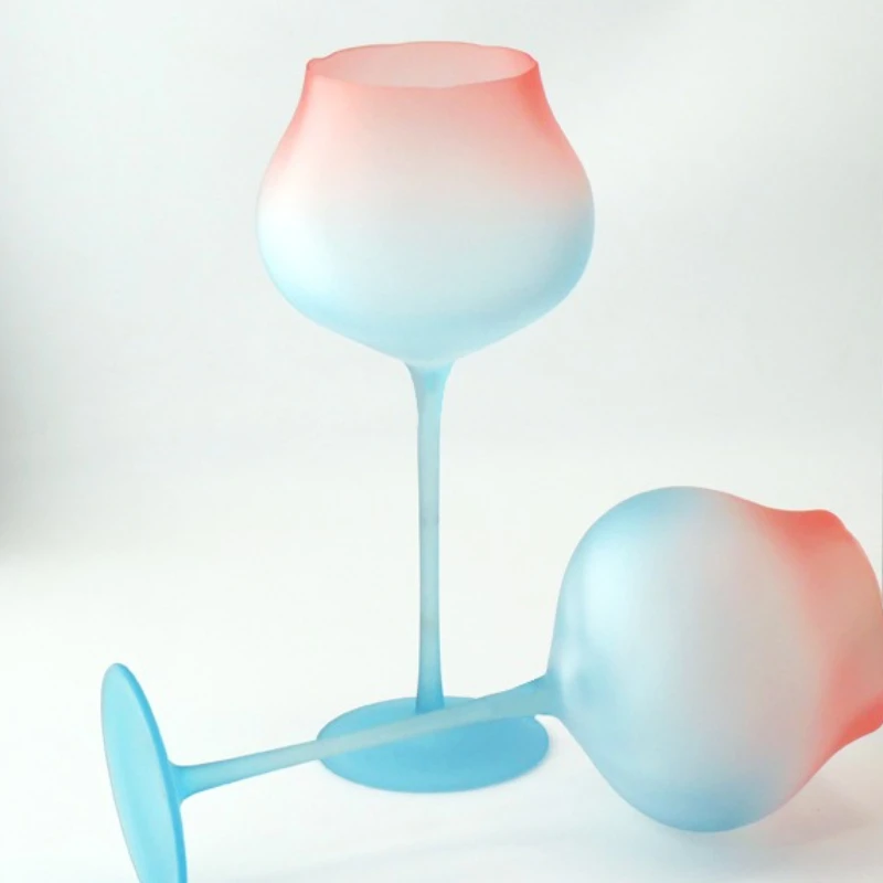 Wine Glass Stemless Cups Set Crystal Clear Barware For Wedding Anniversary Gift Idea Party Drinkware