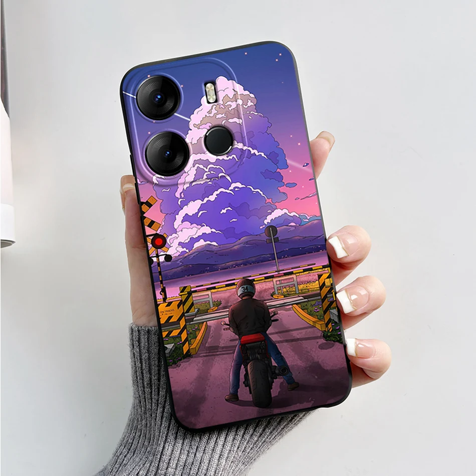 Luxury Marble Soft Silicone Phone Case - Tecno Pop 7 Series