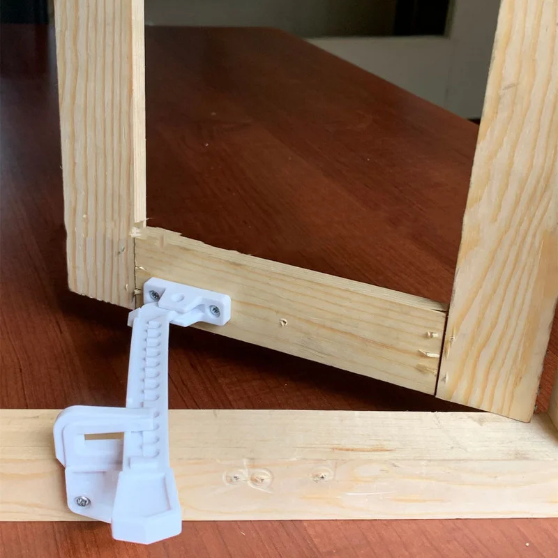 Adjustable ABS casement window door security lock window Wind Bracing Limiter latch stopper Locator for child protector hardware door lock window stopper window lock