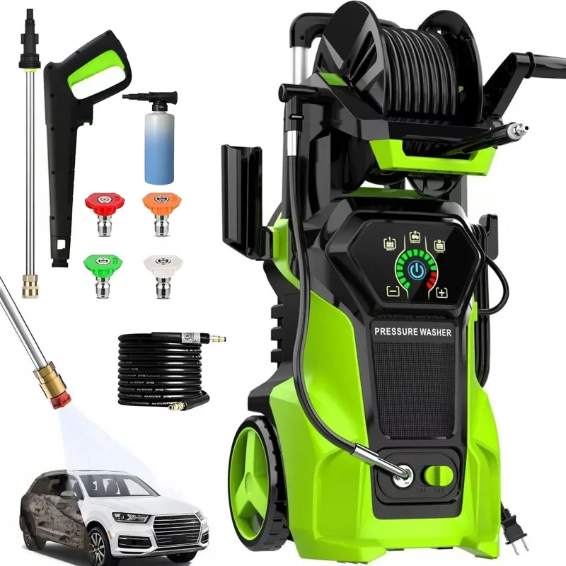 Electric Pressure Washer 4800 PSI 3 2 GPM High Power Washer with 4 electric-pressure-washer-4800-psi-3-2-gpm-high-power-washer-with-4