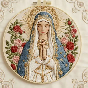 Our Lady Rose Embroidery Kit 1