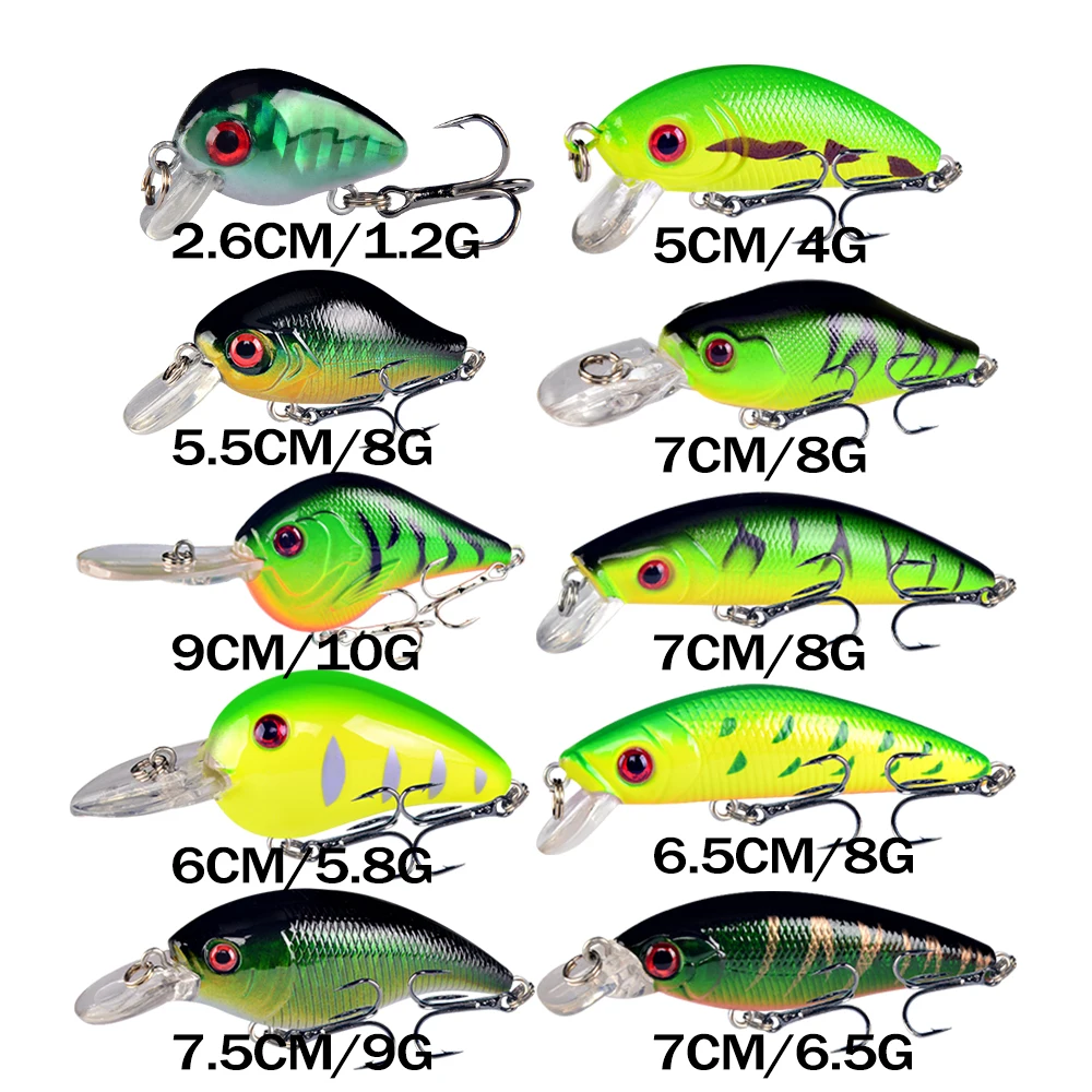 New 50pcs/ Set Fishing Lures Mixed 50 Varisized Minnow/crank/vib/popper Lure  And Rubber Soft Bass Spinnerbait Spoon Fish Tackle - Fishing Lures -  AliExpress