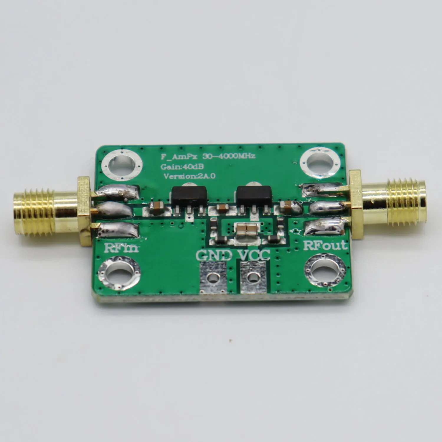 RF Amplifier 30-4000mhz Gain 40dB Low Noise LNA Board Modules DC 5V 50&Omega; For FM HF VHF/UHF