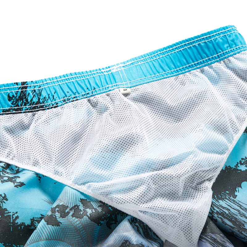 Summer Men's Beach Shorts Printing Casual Loose Hawaii Quick Dry Board Shorts Bermuda Surf Board Shorts Mens Short Pants 4