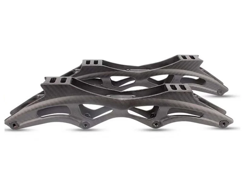 Super Light Carbon Fiber Inline Skates Frame 4X110mm Chassis 3X125mm base Track Race Fibre 4*100 3*110 165mm 195mm mount PS CT