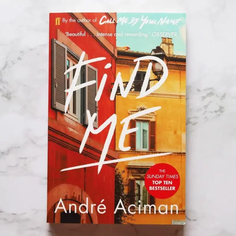 2 ספרים קוראים לי בשמך, למצוא לי רומן מאת אנדרי אסימן ניו יורק טיימס ספר סיפור רבי המכר