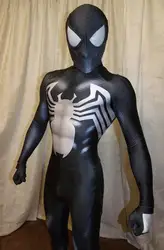 Adults Kids Black Costume Venom Symbiote 2 Spiderman cosplay SuperHero Cosplay Zentai Men Boys Male Bodysuit Party JumpSuit