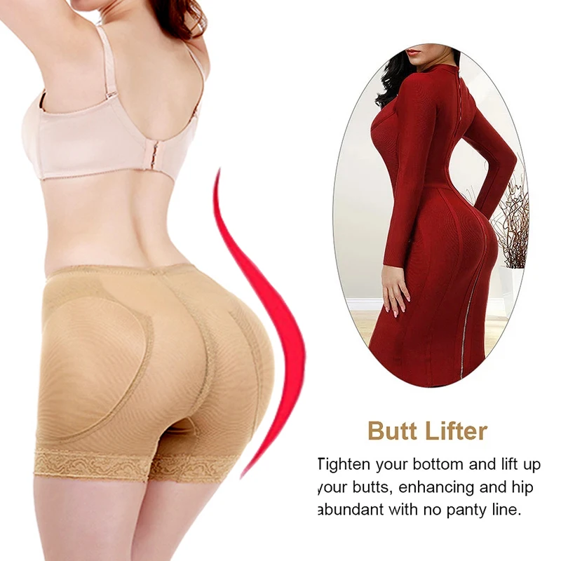 Hip Pad Fake Buttock Body Shaper Control Panties Shapewear Women Dress  Booty Hip Enhancer Sexy Butt Lifter Waist Trainer