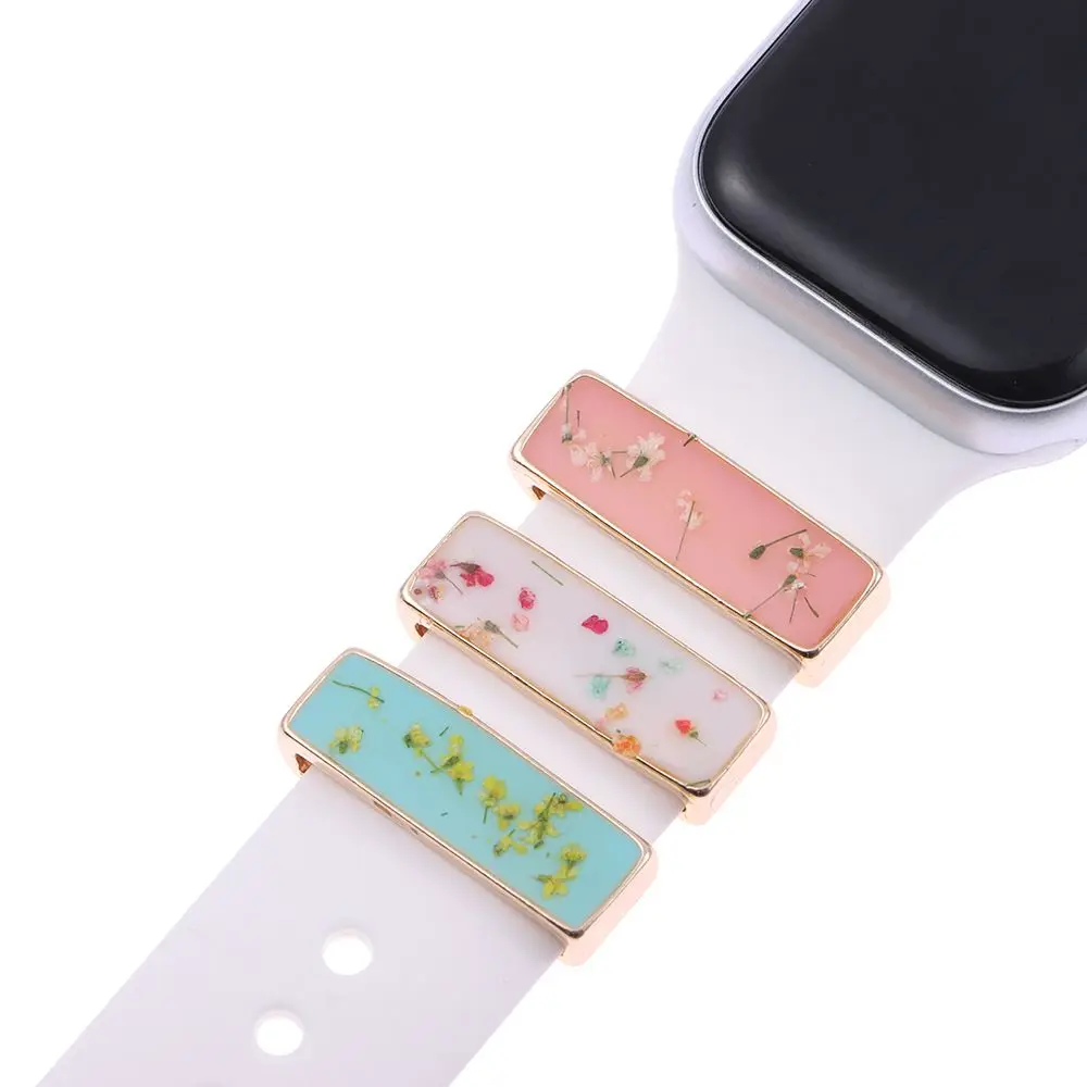 Новинка браслет для часов Apple Watch металлический Шарм декоративное кольцо в виде