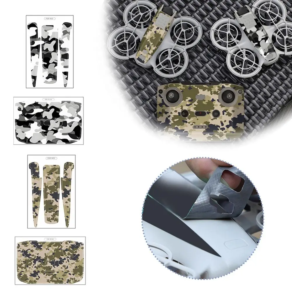 PVC Sticker for DJI Neo Colorful Camo Decorative Sticker Combo Protective Film Anti-Scratch Cool Skin for DJI Accessories