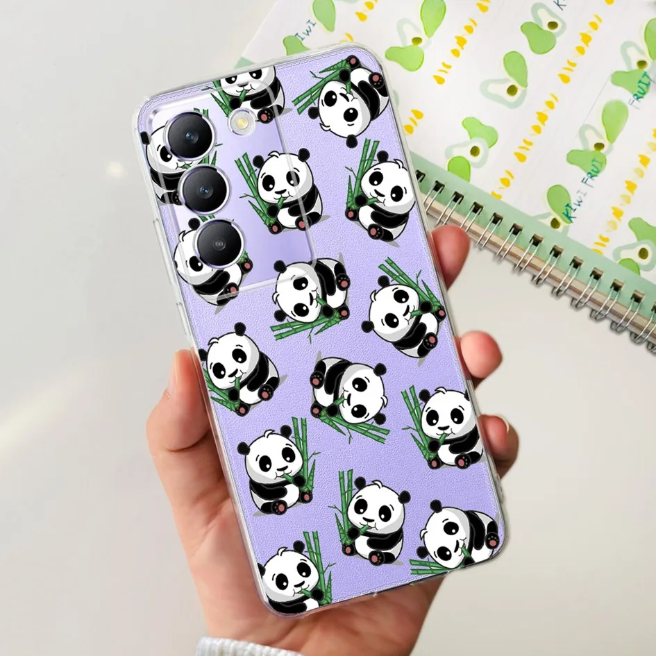 Elegant Flower Transparent Silicone Soft Back Cover