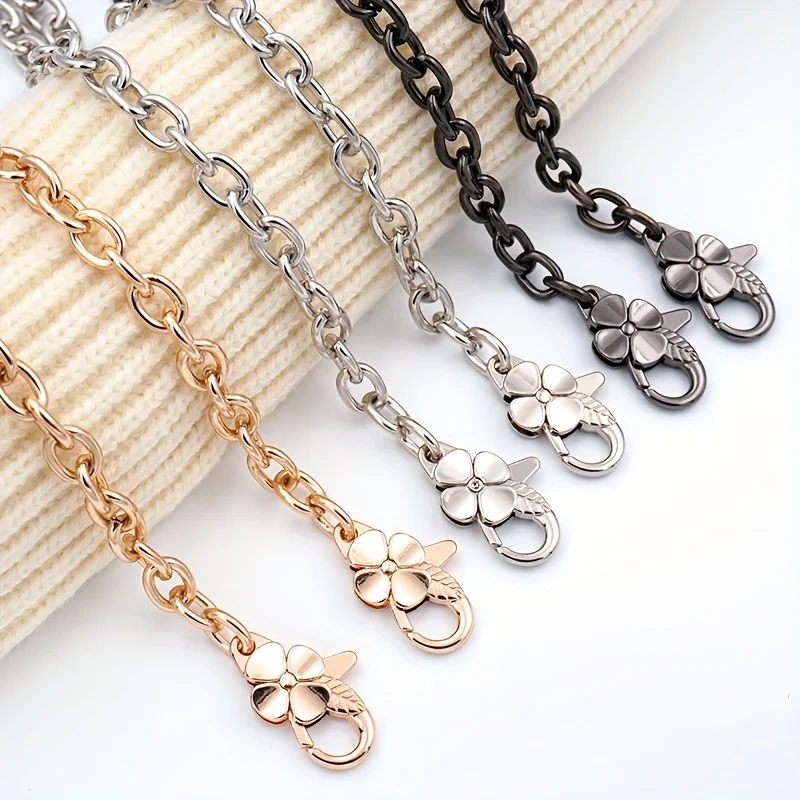 HOLIN 102CM Handbag Chain High-End Women'S Diagonal Shoulder Bag Chain Strap Replacement Parts Purse Metal Gold Sliver Black