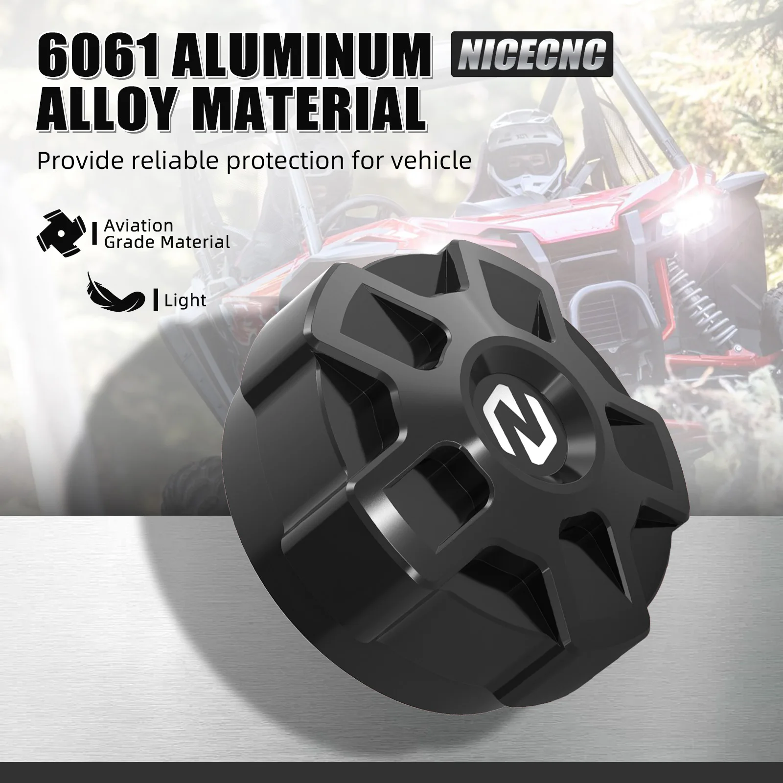 NICECNC Aluminium-Tankdeckel für Honda Talon 1000X SXS10S2R 1000R SXS10S2X 2019-2022 2024, auslaufsicheres Leistungszubehör – Detail 5