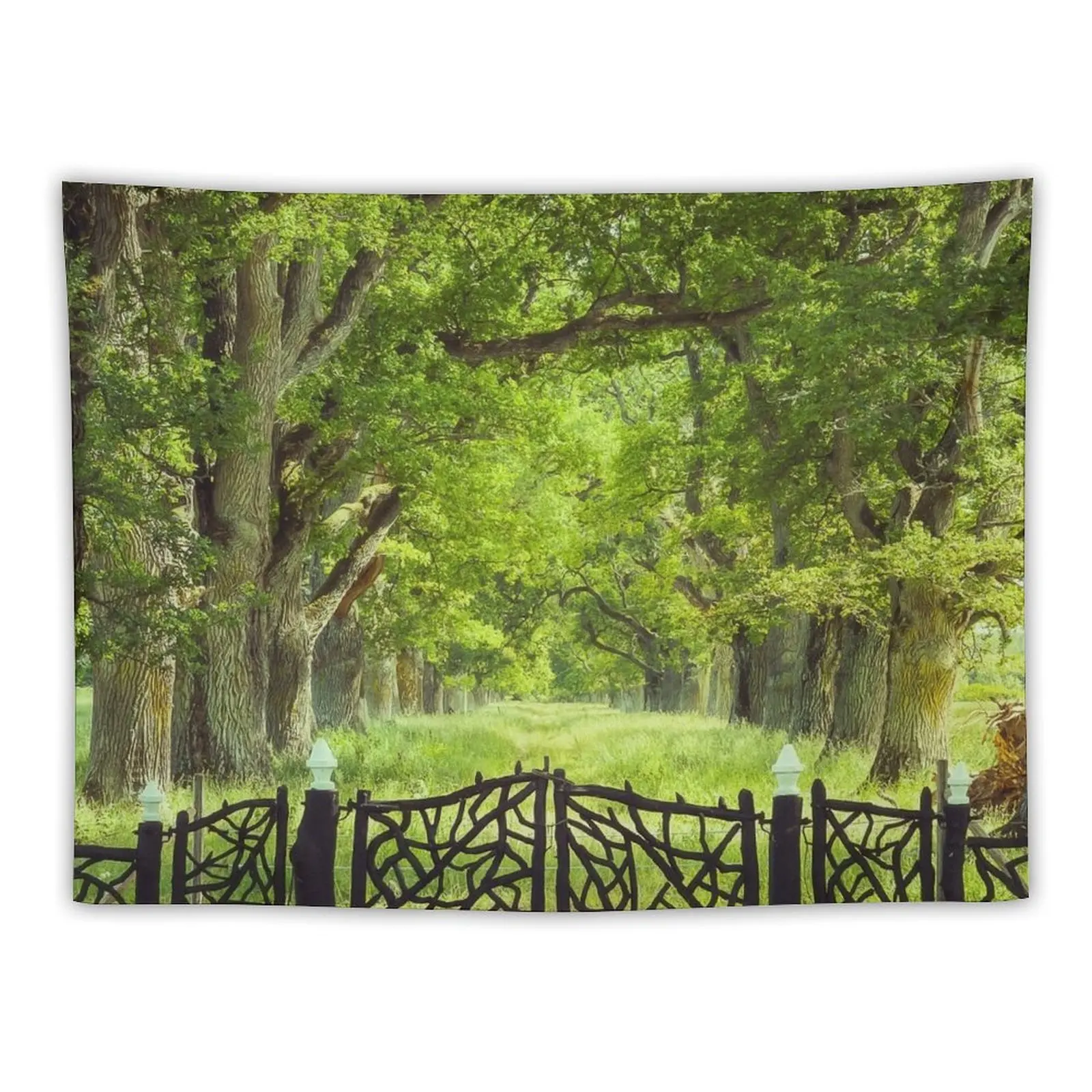 

Oak Trees & Old Gate Tapestry Room Decor Cute Things To Decorate The Room Aesthetic Room Decors Wall Deco Tapestry