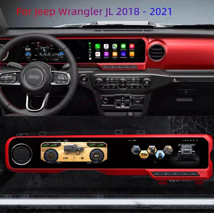 CaRobotorJMAXLinuxCarRadioForJeepWranglerJL20182022