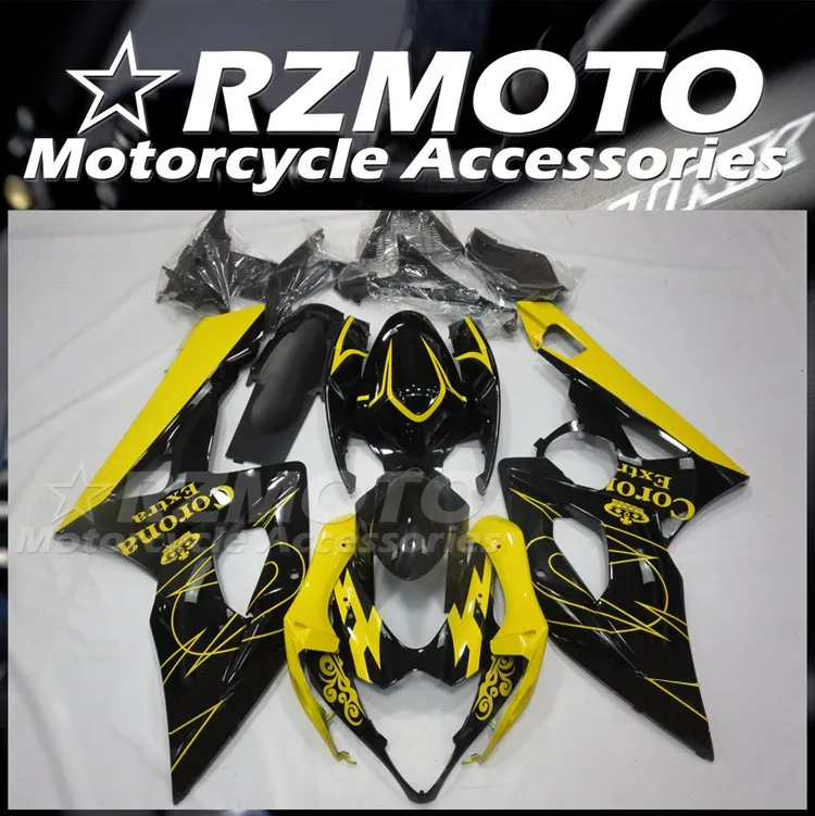 

4Gifts New ABS Motorcycle Fairings Kit Fit For SUZUKI 1000 2005 2006 K5 05 06 Bodywork Set Custom Black Yellow