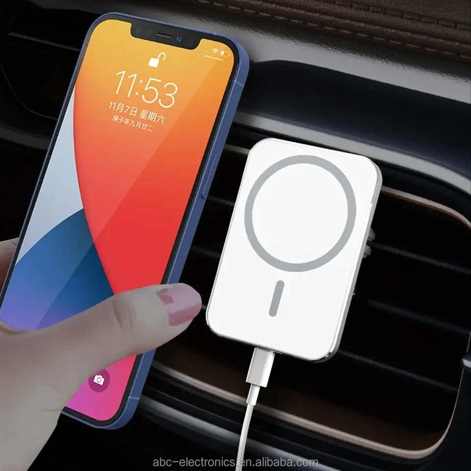 Magsafe Car Mount Charger, Magsafe Magnetic Car Wireless Charger, Magnetic  Suction Charging Mobile Holder for iPhone 14/13 Pro Pro Max (White) 